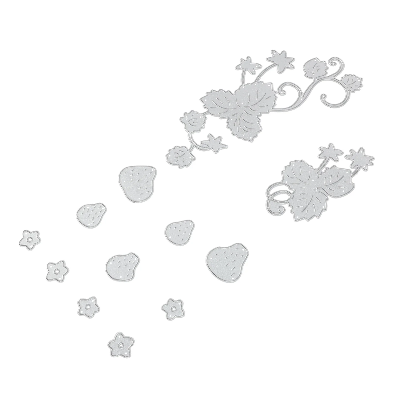 

DIY Scrapbooking Tool Strawberry Cutting Die Metal Template Reusable Craft Decoration Fruit Shape Manual Baby Storage Container