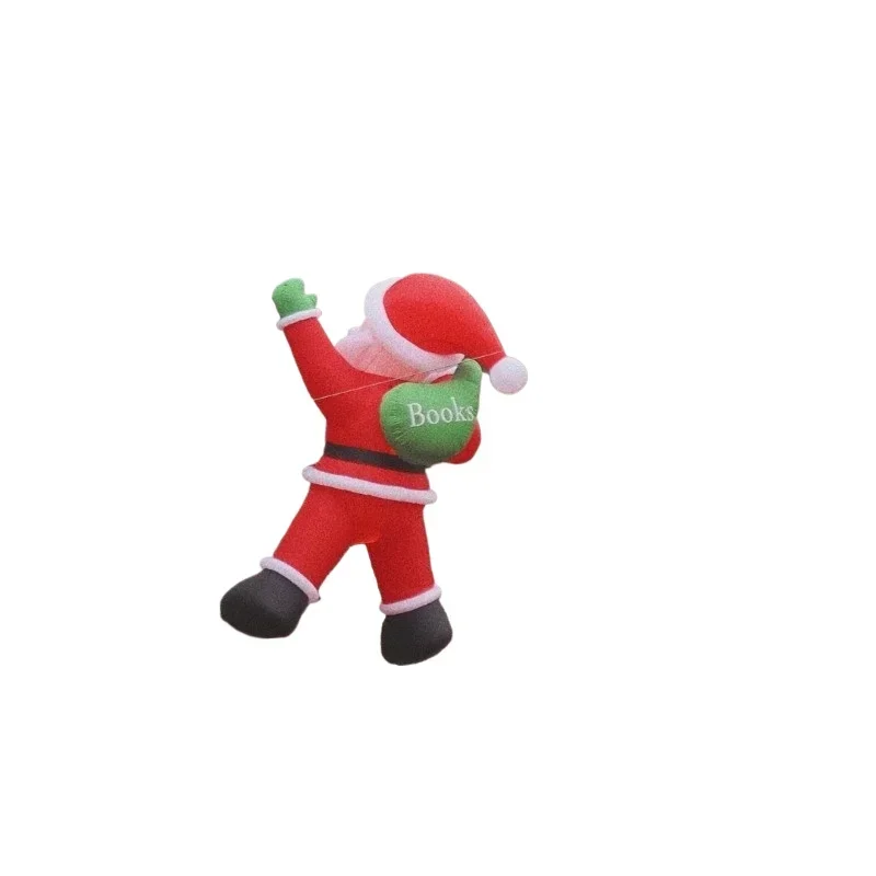

Inflatable Santa climbing wall cartoon air model Christmas tree Christmas hat