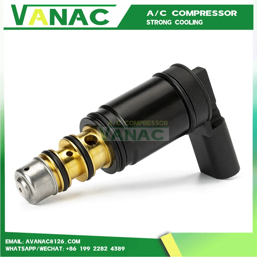 

For DENSO 6SEU14C 7SEU16C AC Compressor Control Solenoid Valve For Volkswagen MK5 MK6 5q0820803 1K0820859S 5q0820803f