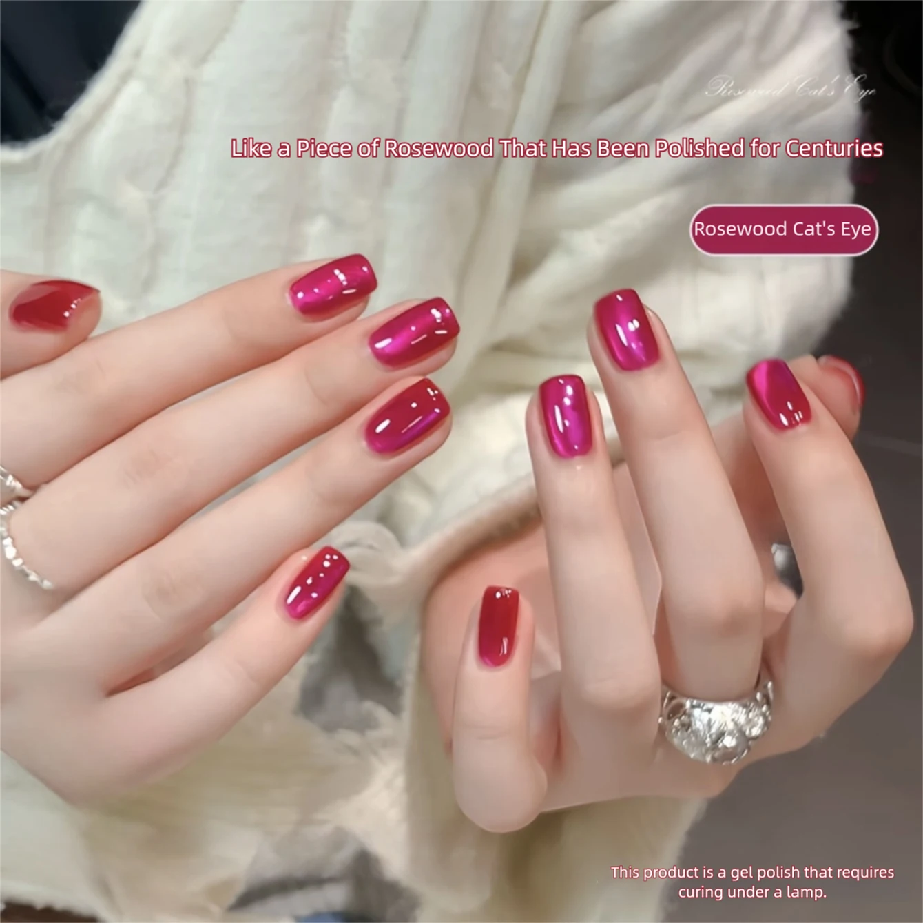MIANEL 10ml 1 unidad Esmalte de Uñas en Gel Ojo de Gato Color Morado Madera de Sándalo Fruta del Dragón Novedad 2026 Rojo de Gran Venta