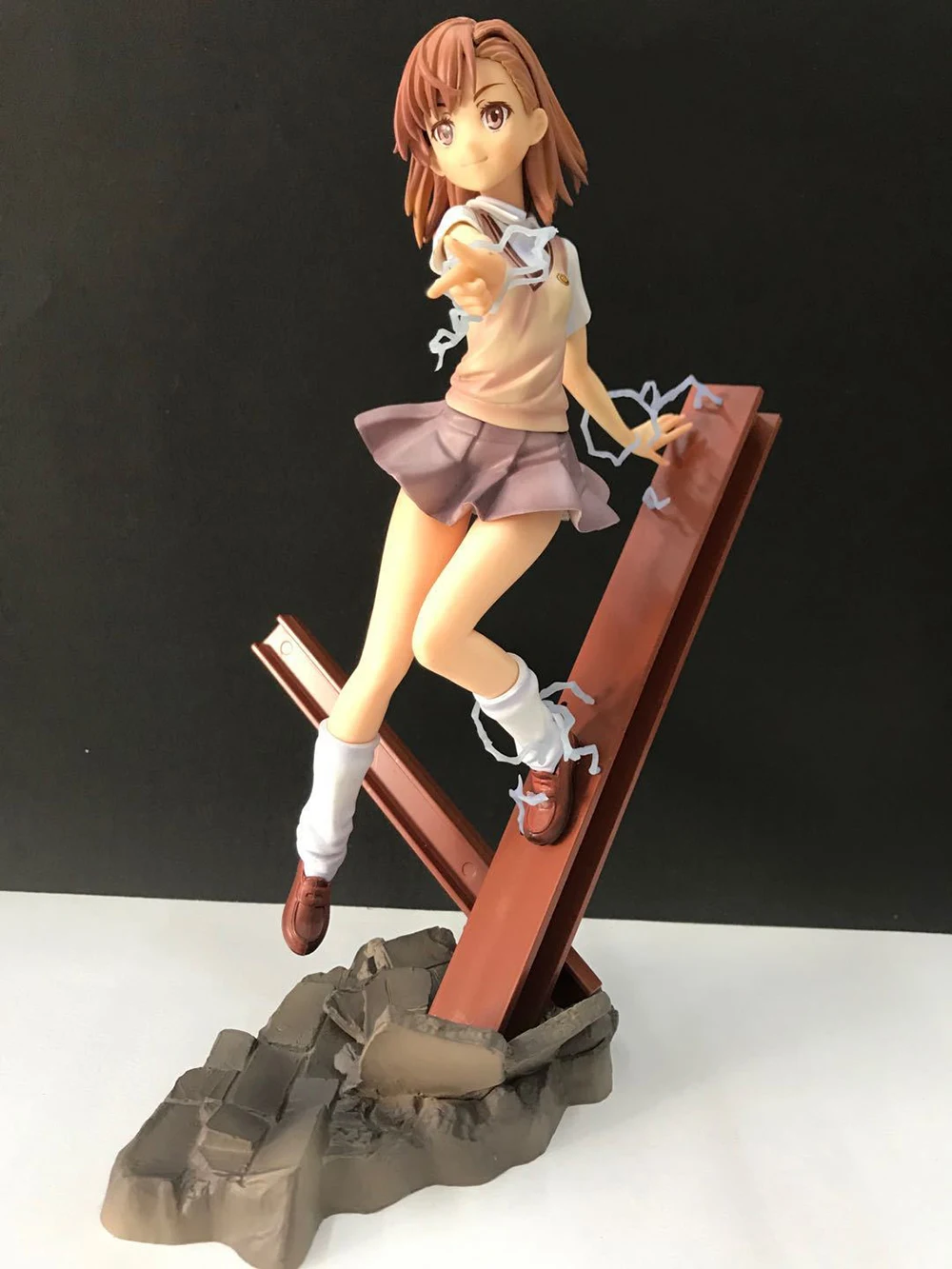 Anime A Certain Magical Index Misaka Mikoto PVC Action Figure Toys Kotobukiya Mikoto Figure Collection Model Gift