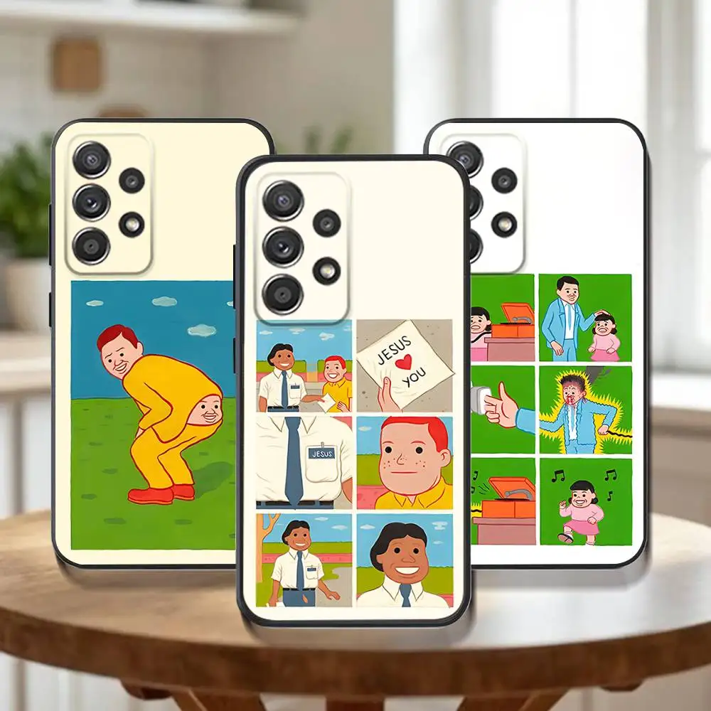 

Art Joan C-Cornella Funny Phone Case Silicone Soft For Samsung Galaxy A73,31,32,72,41,53,52,71,22,5G,Note,J7,8,9