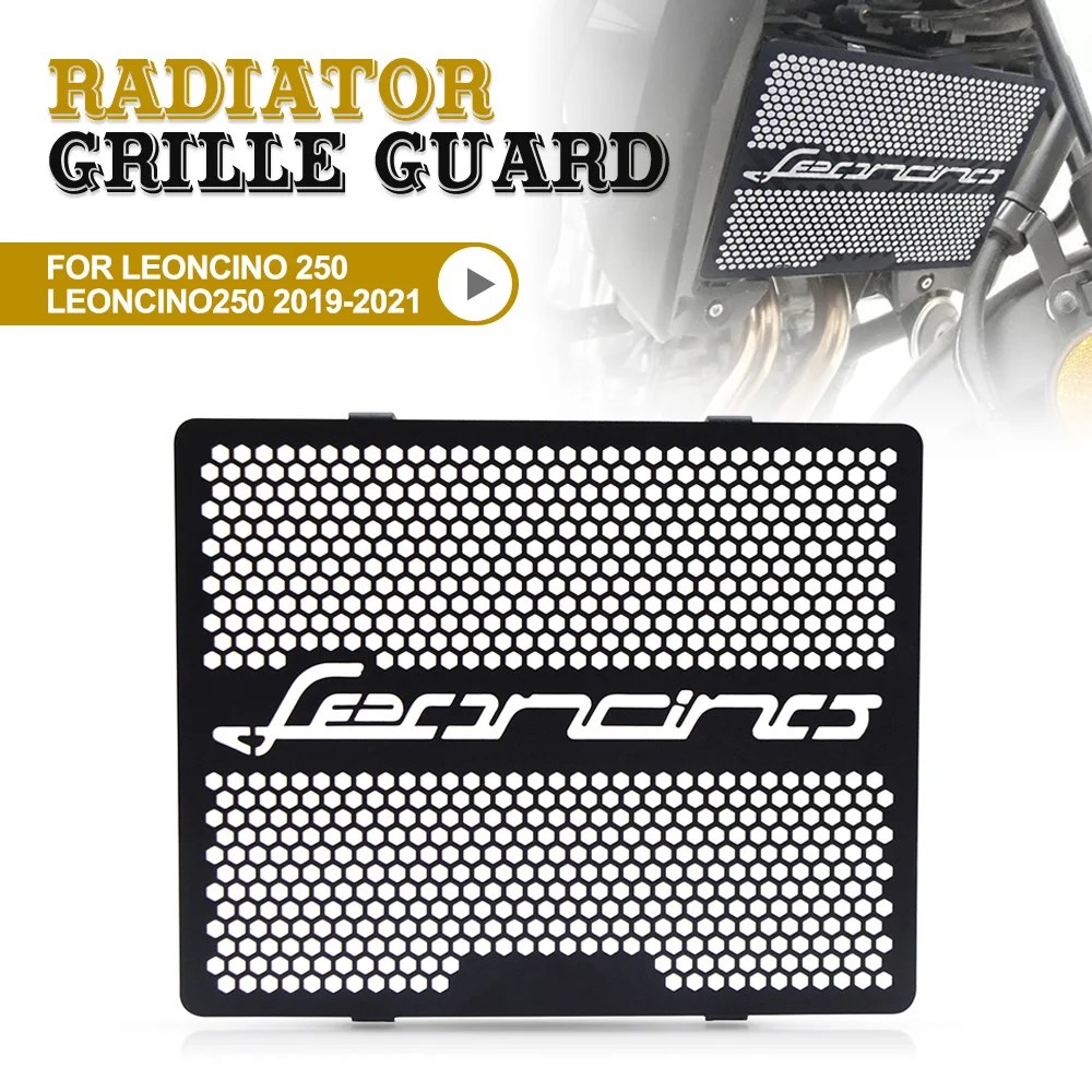 

For Benelli Leoncino 250 Leoncino250 2019 2020 2021 Engine Oil Cooler Radiator Guard Grille Cover Protector Coolant System Net