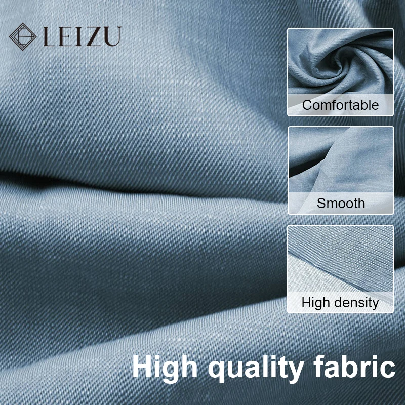 

1m/2m/3m Soft Viscose Linen Blend Denim Fabric Breathable Textile for Pants, Shirts, Dresses, Home textiles DIY Sewing Fabric