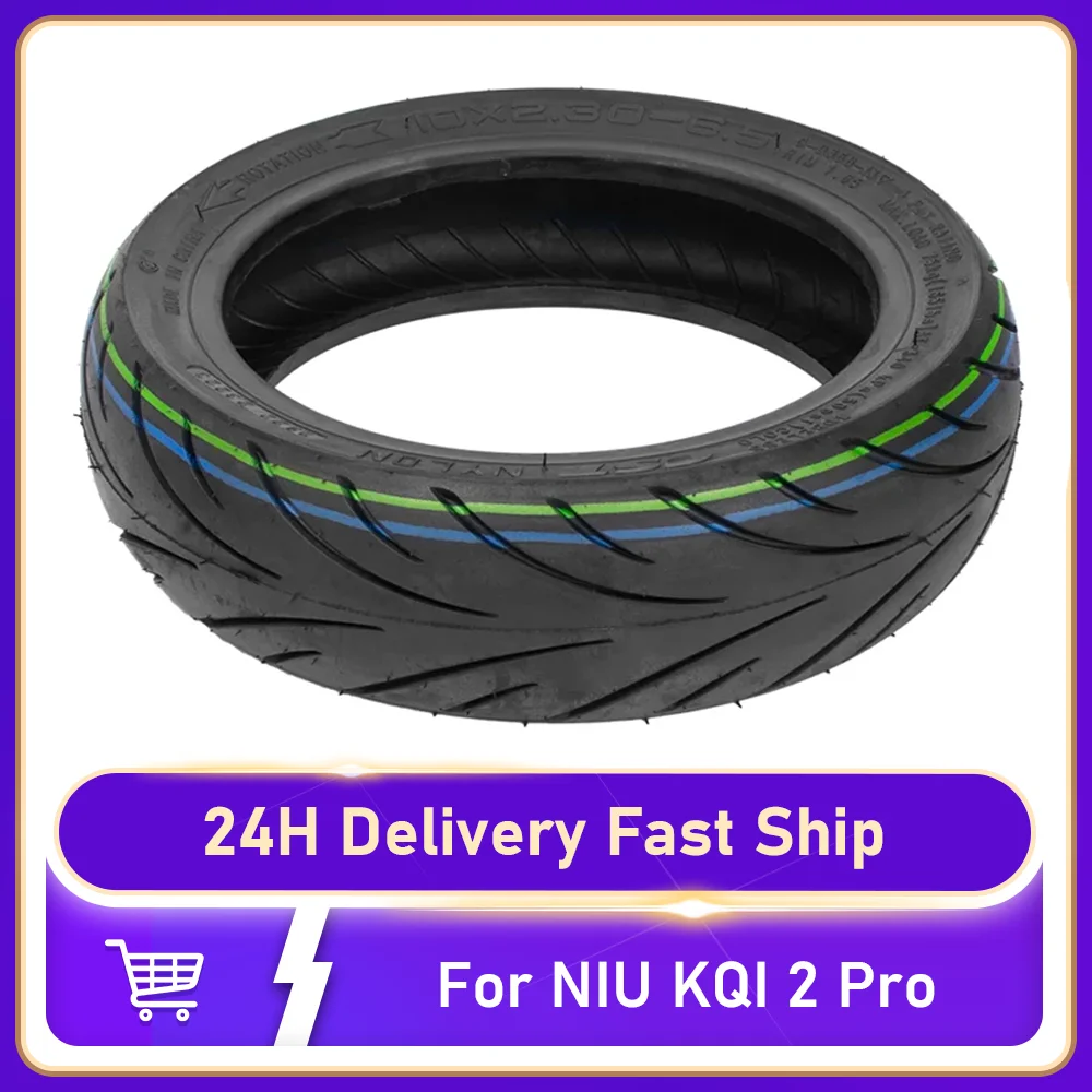 

10*2.30-6.5 High Quality Tubeless Tire for NIU E-Scooter KQI 2 Pro KickScooter 10 Inch Tyre Vacuum tire Replacement Accessories