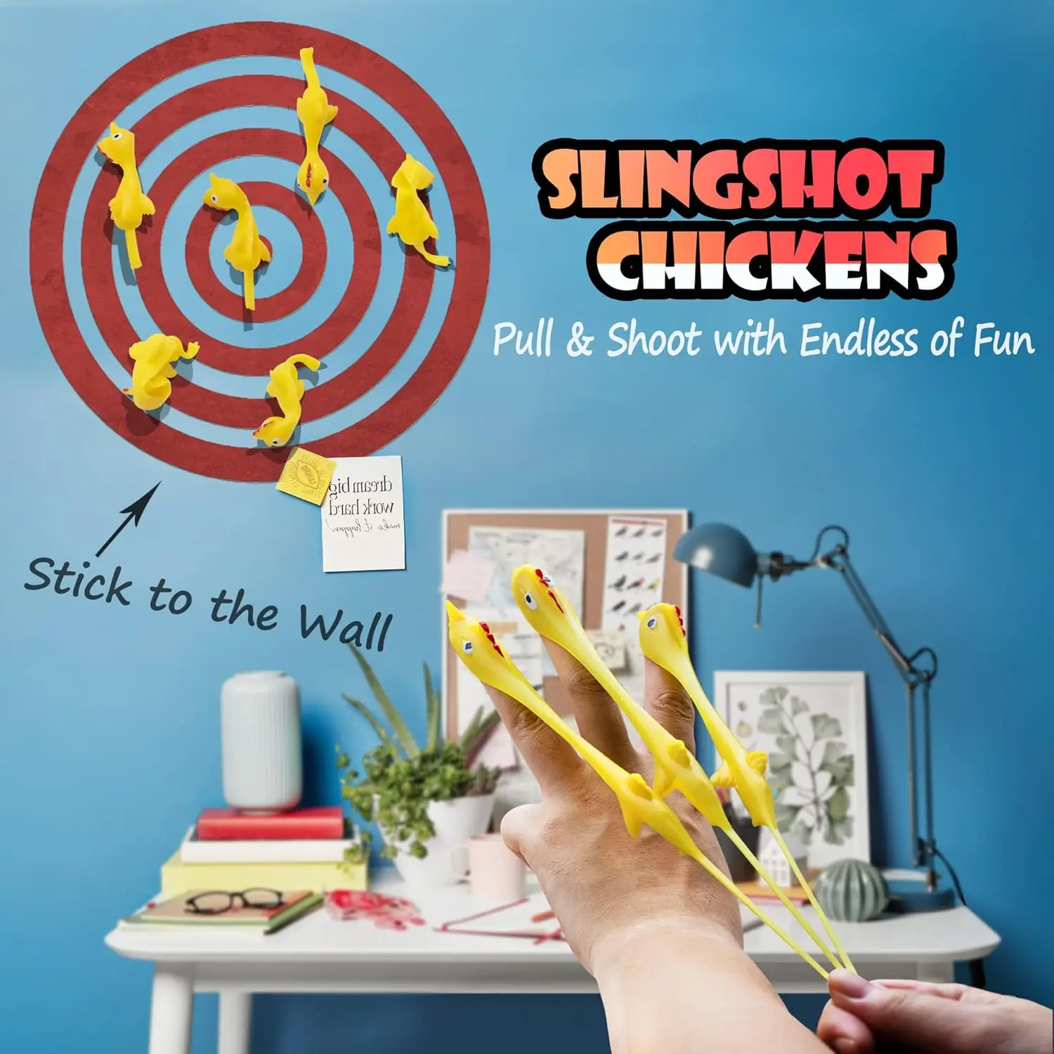 Catapulta infantil, lançamento de dedo de frango, descompressão, parede pegajosa, estilingue interativo, brinquedo engraçado e divertido