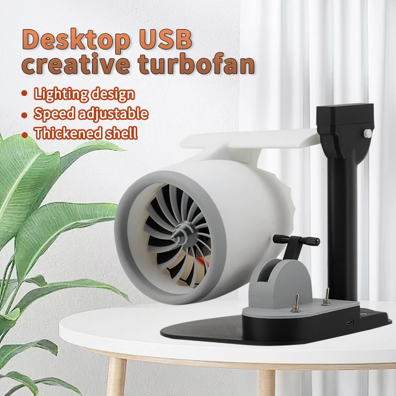 

Spray and Water Number Adjustable Desktop USB Creative vortex Fan