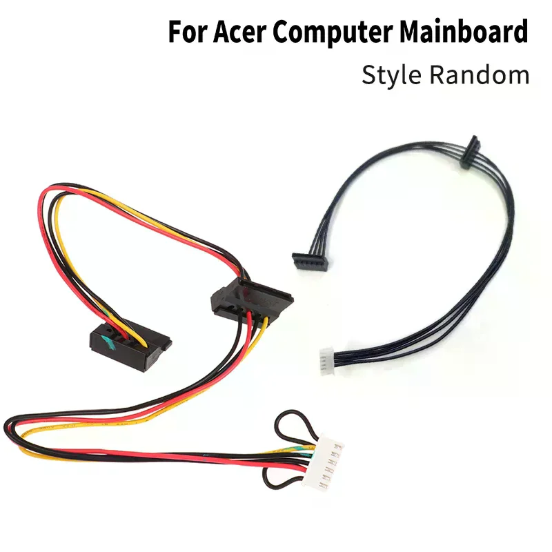 6pin To 2-port HDD SATA Power Socket Cable Conector for Acer Computer Mainboard Nitro N50-610 Disco Duro ATX PSU