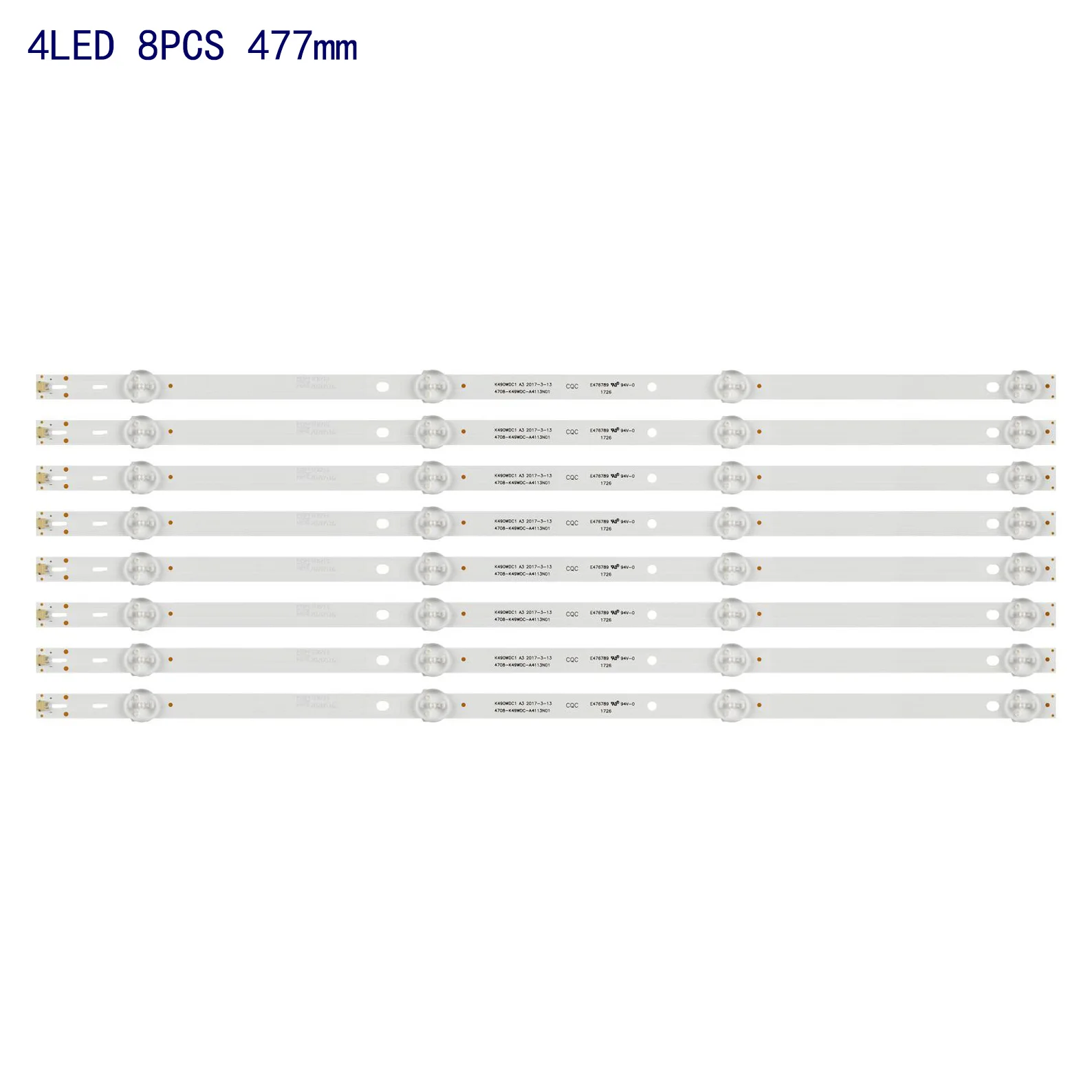 

Лента светодиодной подсветки для Philis 49 дюймов K490WDC1 A2 4708-K49WDC-A2213N01 49BDL3056Q 49U5070 49PUF6032/T3 49LK5400PLA