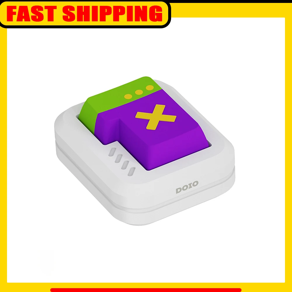 

DOIO KB01-14 Mechanical Keyboard Aluminum Alloy Wired Carriage Return Controller Desktop Power Key External Desktop Power Switch