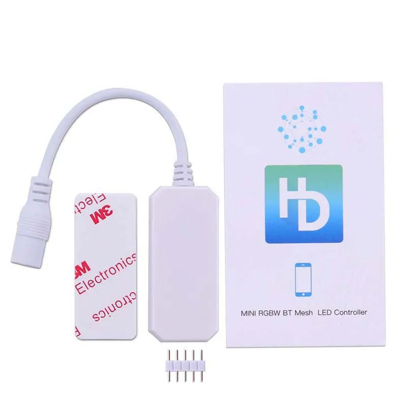 BT Mesh Bluetooth Led Controller Hao Deng APP Control Smart Music Timmer Function For Single color RGB RGBW Led Lights DC5V~24V 
