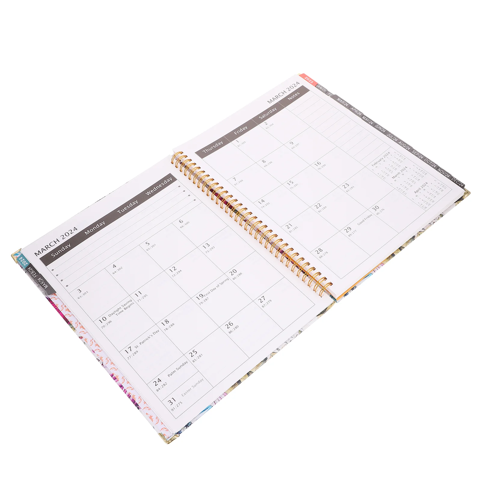 2024 Agenda Book Planning Handbook 2024-2026 Daily Planner Decorative Notepad Multipurpose Portable Notebook for Student