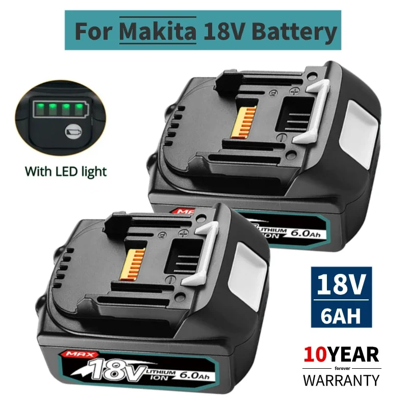 

Аккумулятор 18 в для makita BL1860 BL1850B BL1850 BL1840 BL1830, аккумулятор для отвертки и зарядное устройство 18 в, Сменные Аккумуляторы для электроинструментов.