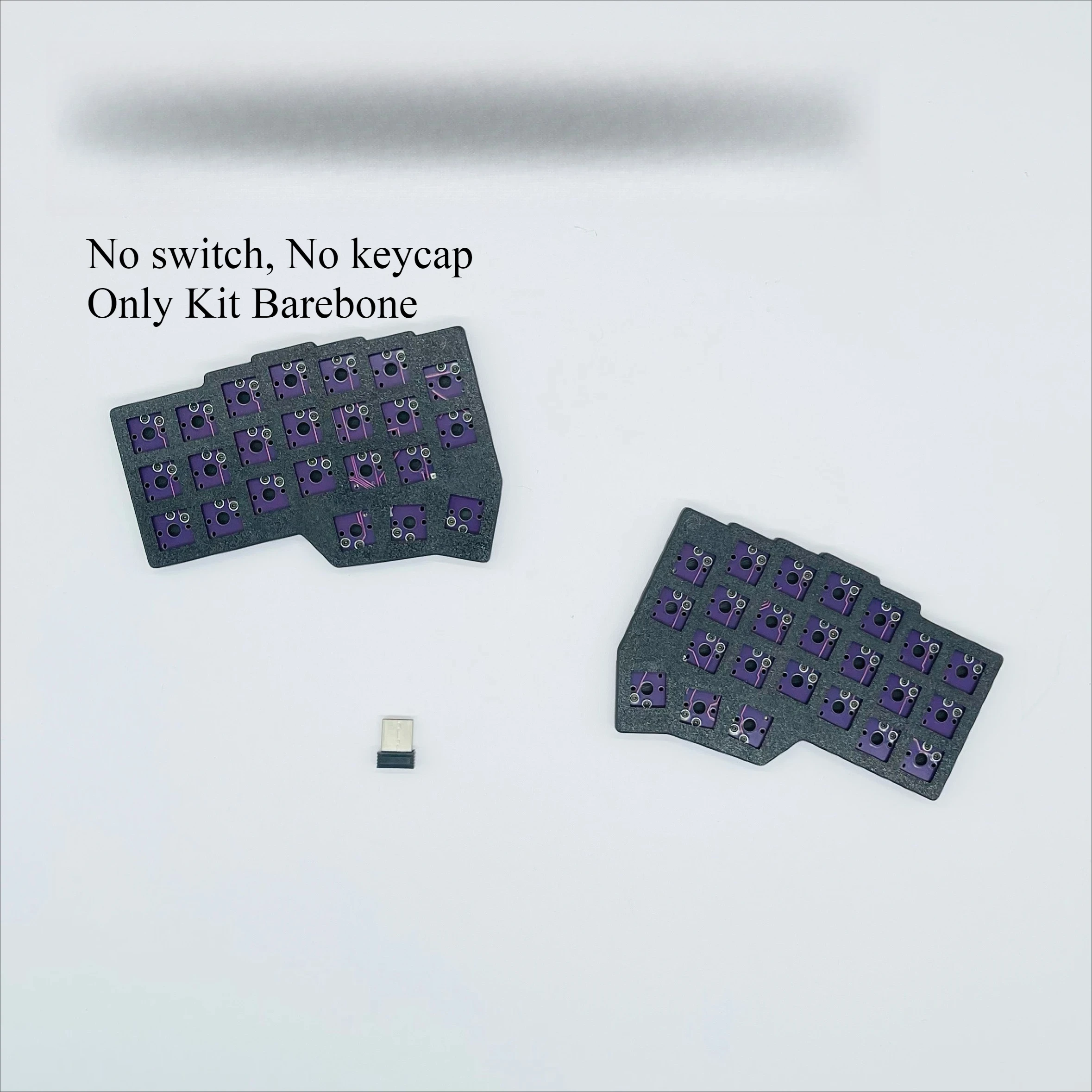 W-CORNE V4.1 kailh low profile choc switch socket hotswap split keyboard kit only 2.4g wireless VIAL remap