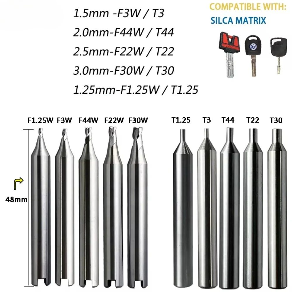 2026 Cutter F3 F44 F22 F30 Milling Cutter Compatible WIth SILCA Matrix Key Copy Machine HU63 FO21 TOY40 HU56 HU100 Key