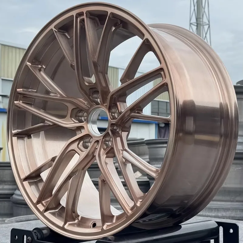 Custom Forged Alloy Wheel Rims 17 19 20 22 Inch 5X112 5x114.3 Bronze Alloy Car Wheels For Toyota GUN125 AE86 Car Jeep Car Audi