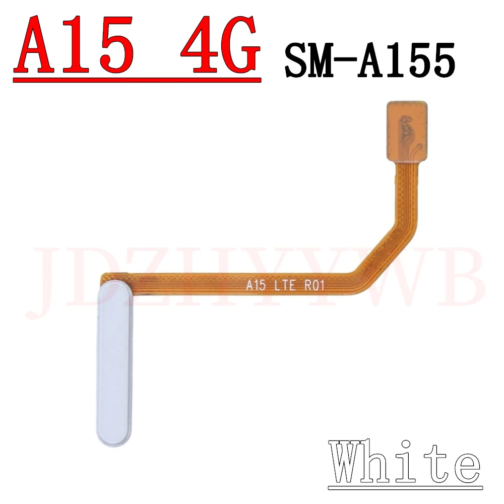 Return Key Fingerprint Sensor Flex Cable For Samsung Galaxy A15 5G A156 A155 Replacement Home Button Finger Print Scanner