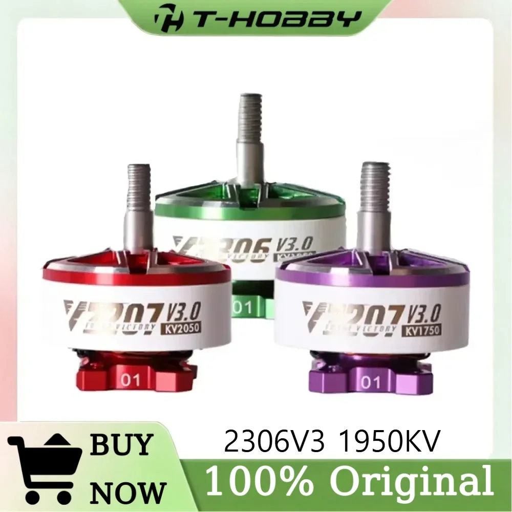 T-Motor New Velox V2207 /V2306 V3 1750KV 1950KV 2050KV 6S  / 2550KV 4S Brushless Motor for FPV Freestyle Drones DIY Parts