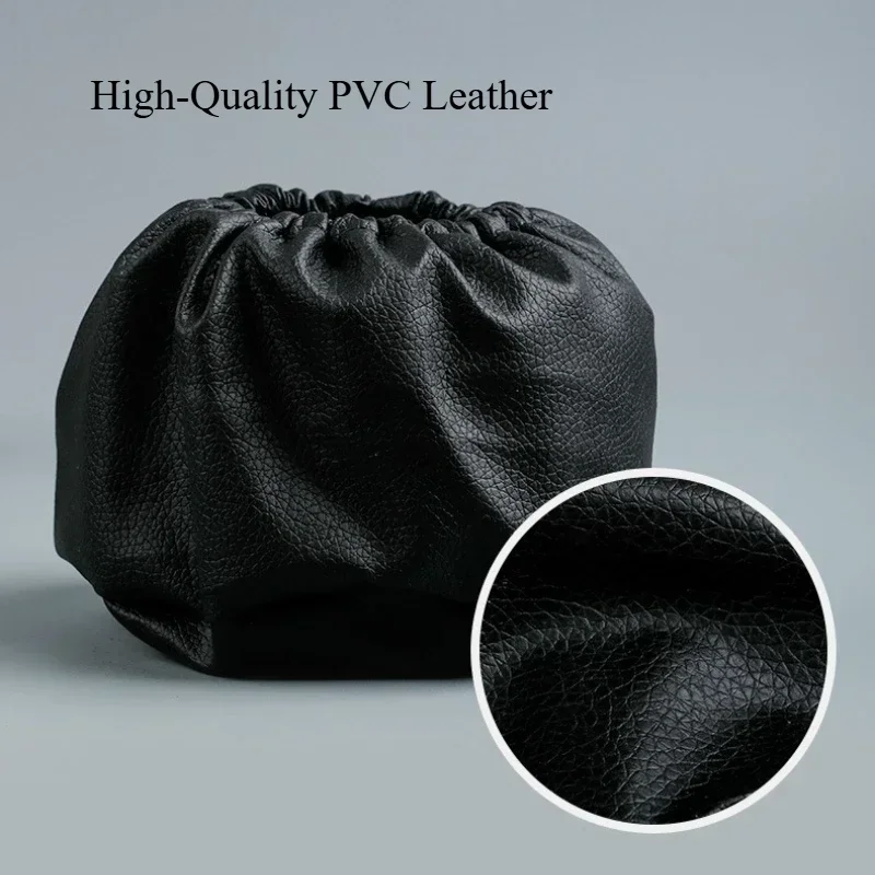 

Black Universal Fuel Tank Cap Guard - Fit for Excavator/Trucks/Vans, Dustproof Waterproof, Fuel Tank Cap Protective Cover
