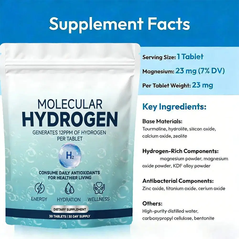 30-Piece Energy Weight Loss Hydrogen Water Tablets description 7