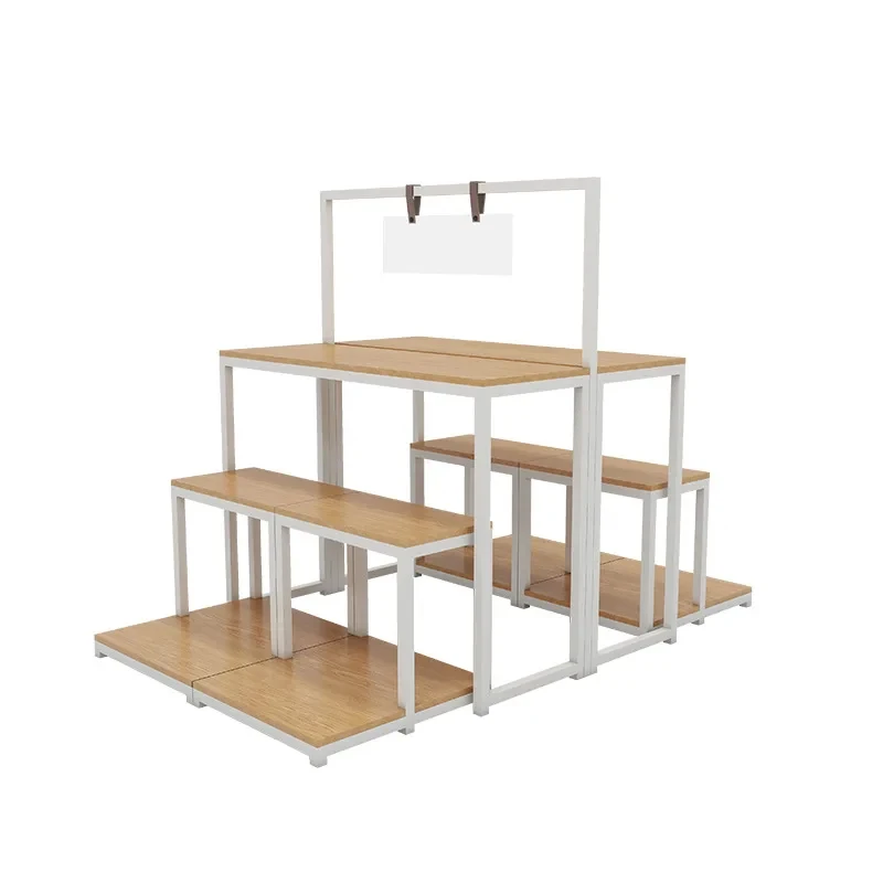 custom.Durable Durable Supermarket Promotional Display Rack Shelf Table Flow Table & Stationery Boutique