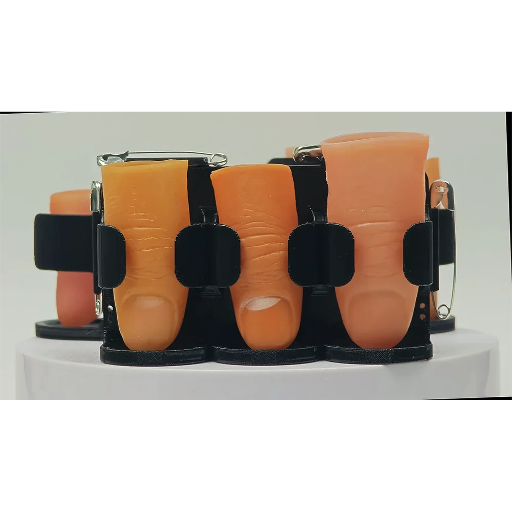 Soporte de punta para pulgar con múltiples ranuras, accesorios para trucos de Magia para tienda de magos, puntas para pulgar de varios tamaños, accesorios de Magia para escenario de primer plano, 1 Uds.