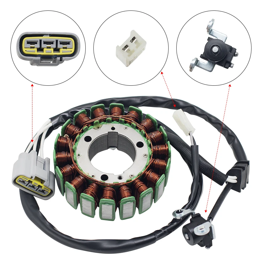 Motorcycle Alternator Stator Coil For Yamaha MTN850 MT09 SP 2021 TRACER NIKEN 900 GT Phantom B7N-81410-00 BD5-81410-00      Moto