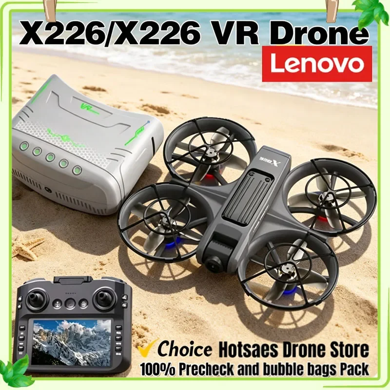 

2026 Lenovo X226/X226VR 8K HD Drone With Screen Remote Control Professional FPV Foldable RC Quadcopter Aircraft Kids Gift Toy