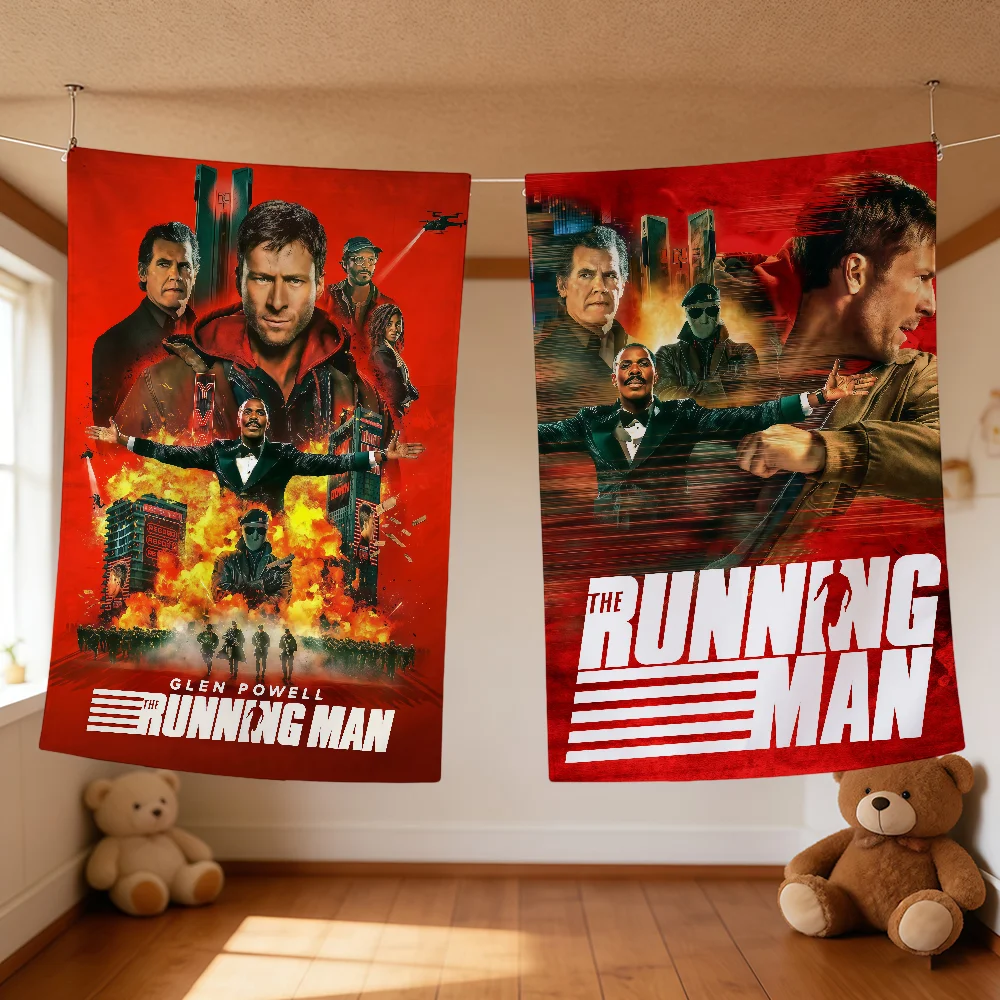 Running Flag Outdoor Large Welcome Yard Banner The 2025 Home Garden Man Lawn Decoration