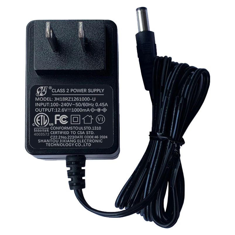 Lithium Battery Charger for Power Tools 12.6V 16.8V 500mA 850mA 900mA 1A 1.2A 2A 3A US, EU, UK Standard
