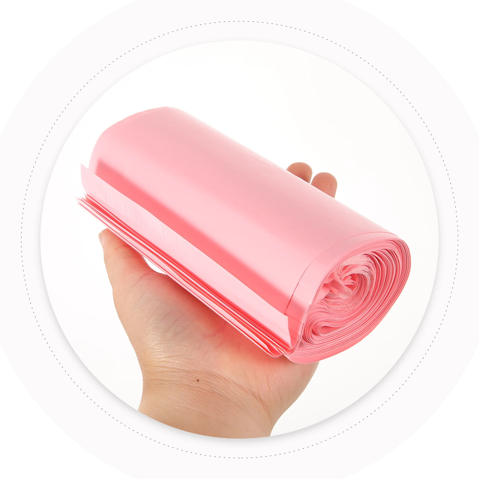 

100pcs Sanitary Napkin Disposal Bags 15x25cm Pink Self Adhesive Travel Size Tampon Storage Pouch Feminine Hygiene
