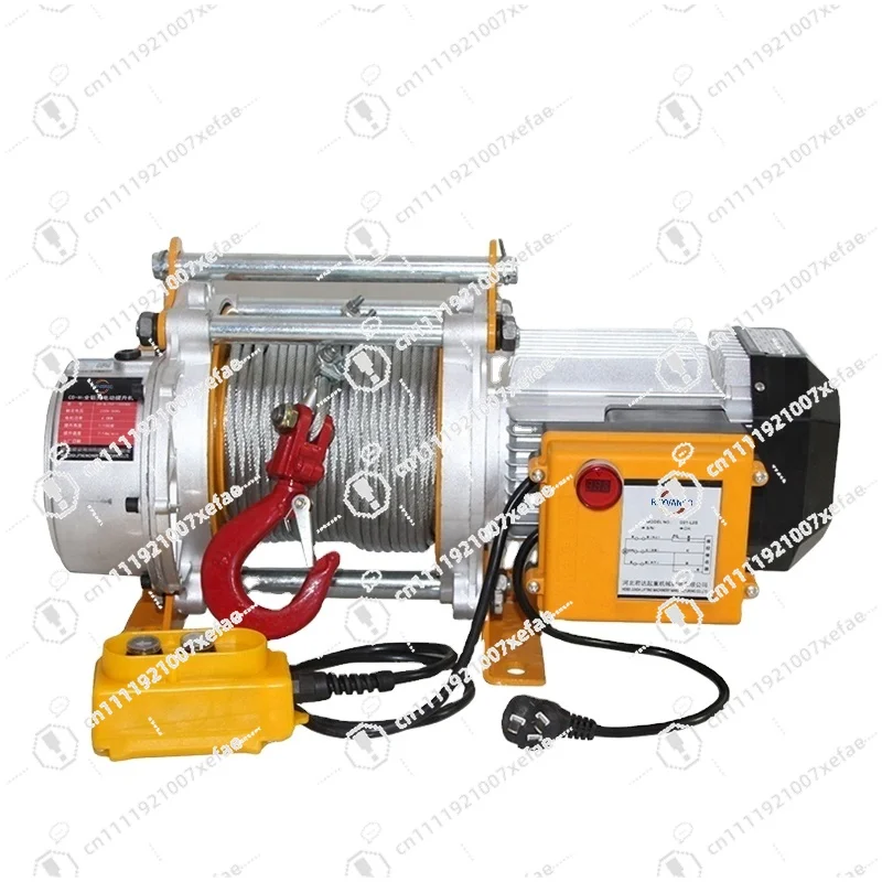 Lightweight 500kg 800kg 1000kg Cable Lift KCD Electric Wire Rope Winch