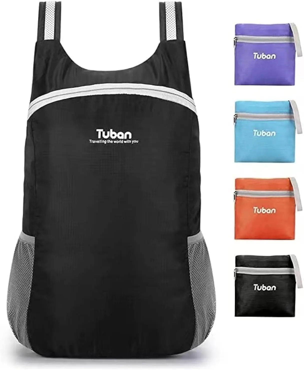 

Lightweight Water-Resistant Backpack for Travel, Camping, Hiking - Compact Daypack