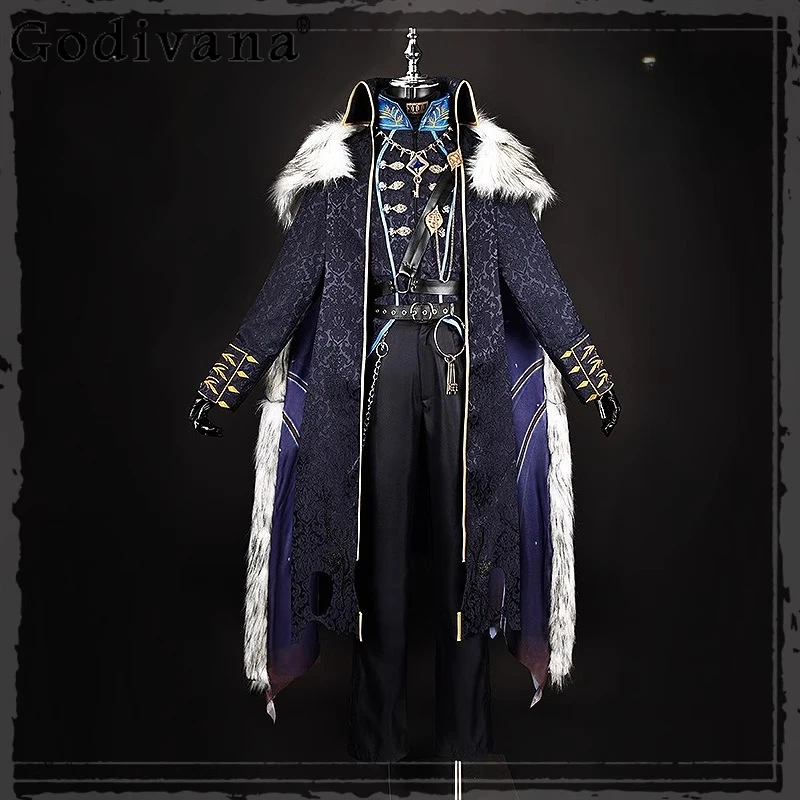 

Stage Prop Anime Comic Con Outfit Women IdentityⅤ Cosplay Clothing Suit Female Necklace Tops Pants Hallowmas Clothes Full Set