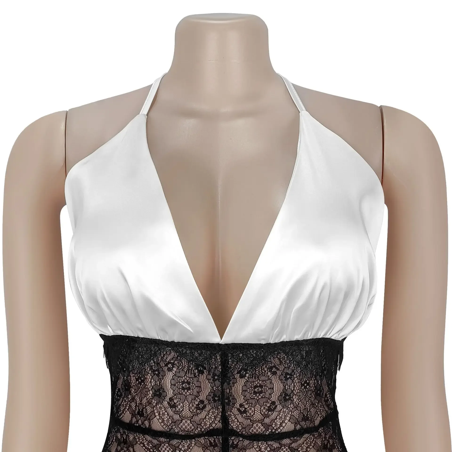 المرأة بلا أكمام الدانتيل الرسن الخامس الرقبة Bodycon ماكسي فستان طويل 2025 خريف مثير الشارع حفلة عيد ميلاد مساء فساتين عصرية