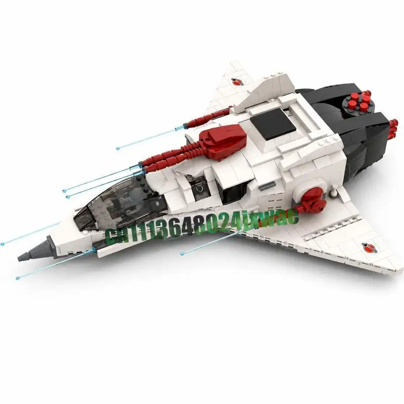928-teiliger Interstellarer Sci-Fi Kampf-Raumschiff Bausatz DIY Montage Lernspielzeug Sammlerstück Ausstellungsstück Festtagsgeschenk