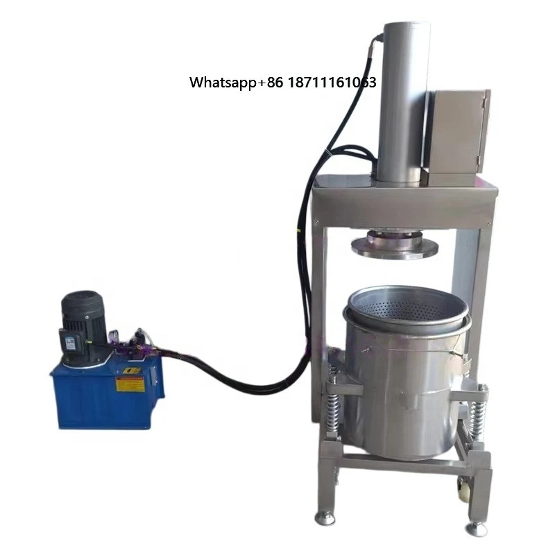 30L 300L Hydraulic Stainless Steel Grape Wine Press Machine Fruit