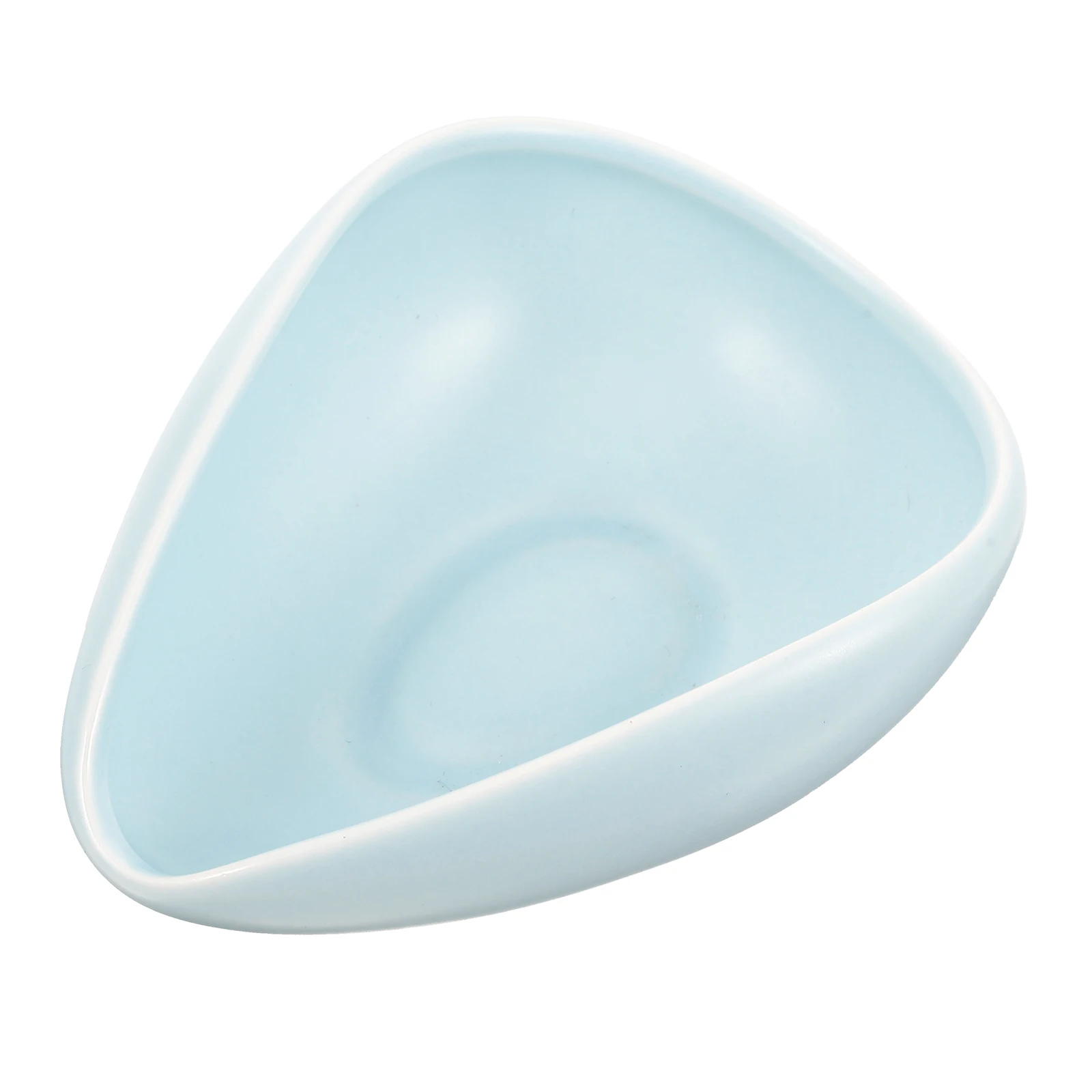 

Blue Ceramic Bean Dish Smooth Spoon Rest Soup Kitchen Accessories Thickened Material Sturdy Ladle Holder Perfect for Chopstick