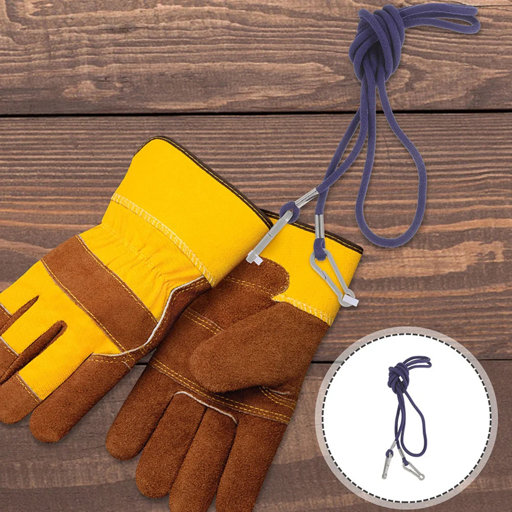 

3Pcs Glove Strap Anti-Lost Rope Winter Gloves Holder Portable Multi-Function Mitten Clips Nylon Lanyard Gloves Rope