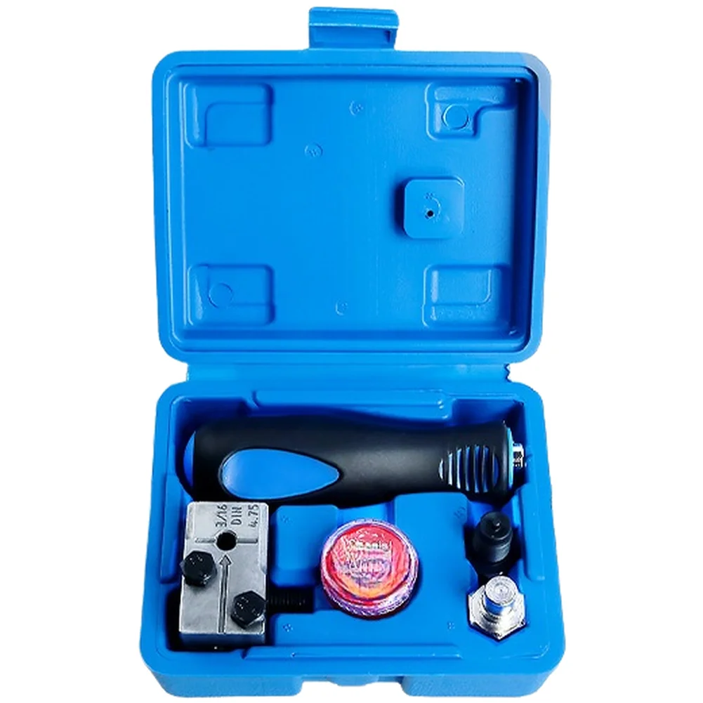 

5 Piece Brake Line Flaring Tool Kit 4.75mm 3 16 Inch Alloy Tool for Copper and Aluminum Tubing Includes Accessories