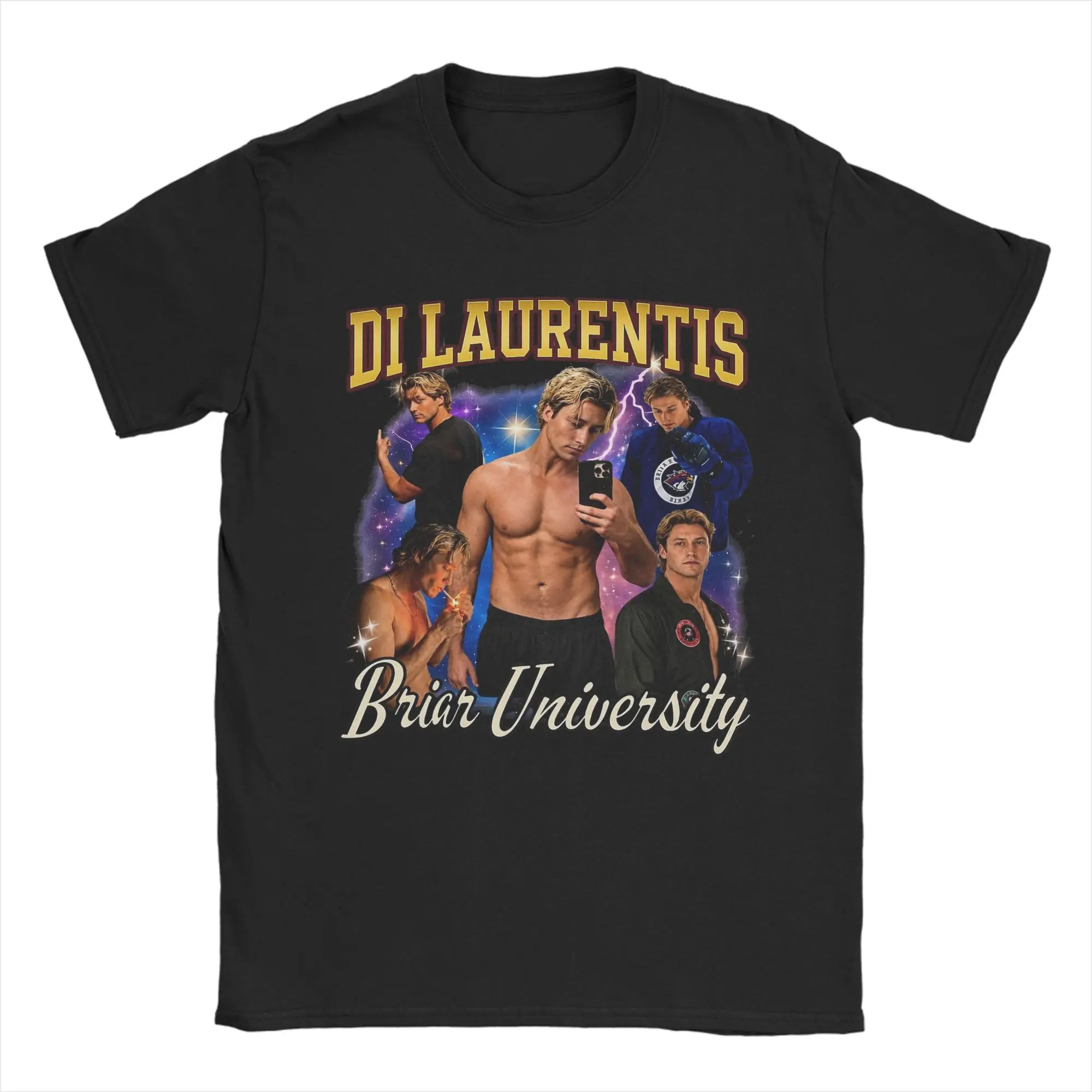 Briar Hockey Dean Di Laurentis Off Campus T Shirts Men's Cotton Humor T-Shirt Tee Shirt Short Sleeve Tops Birthday Present