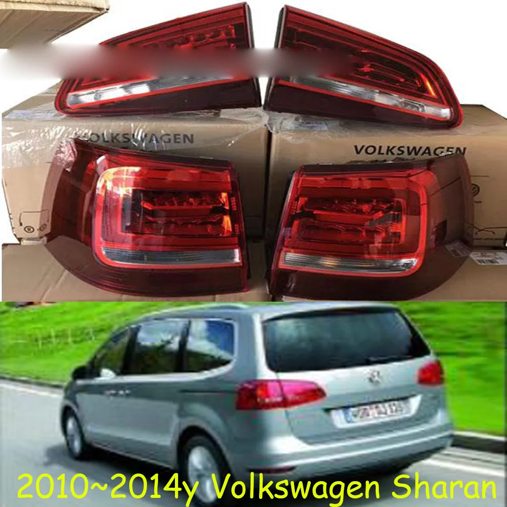 

1 шт., задний фонарь на бампере автомобиля для Volkswagen Sharan, задний фонарь 2010 ~ 2014y, задний фонарь для VW Sharan, противотуманная фара