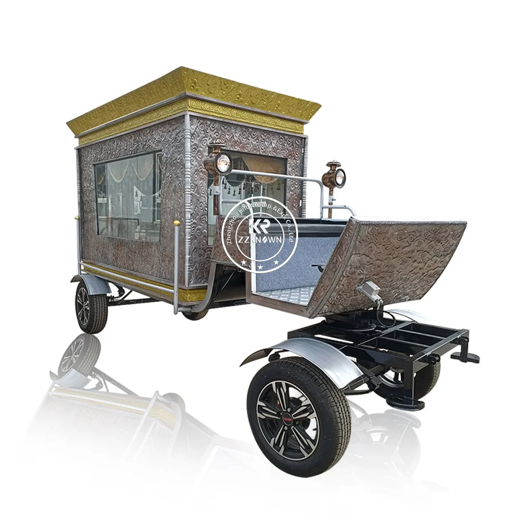 High Quality Hearse Carriage Manufacturers Horse Drawn White Coffin Carriage Customized And Unique Latest Retro Horse Hearse