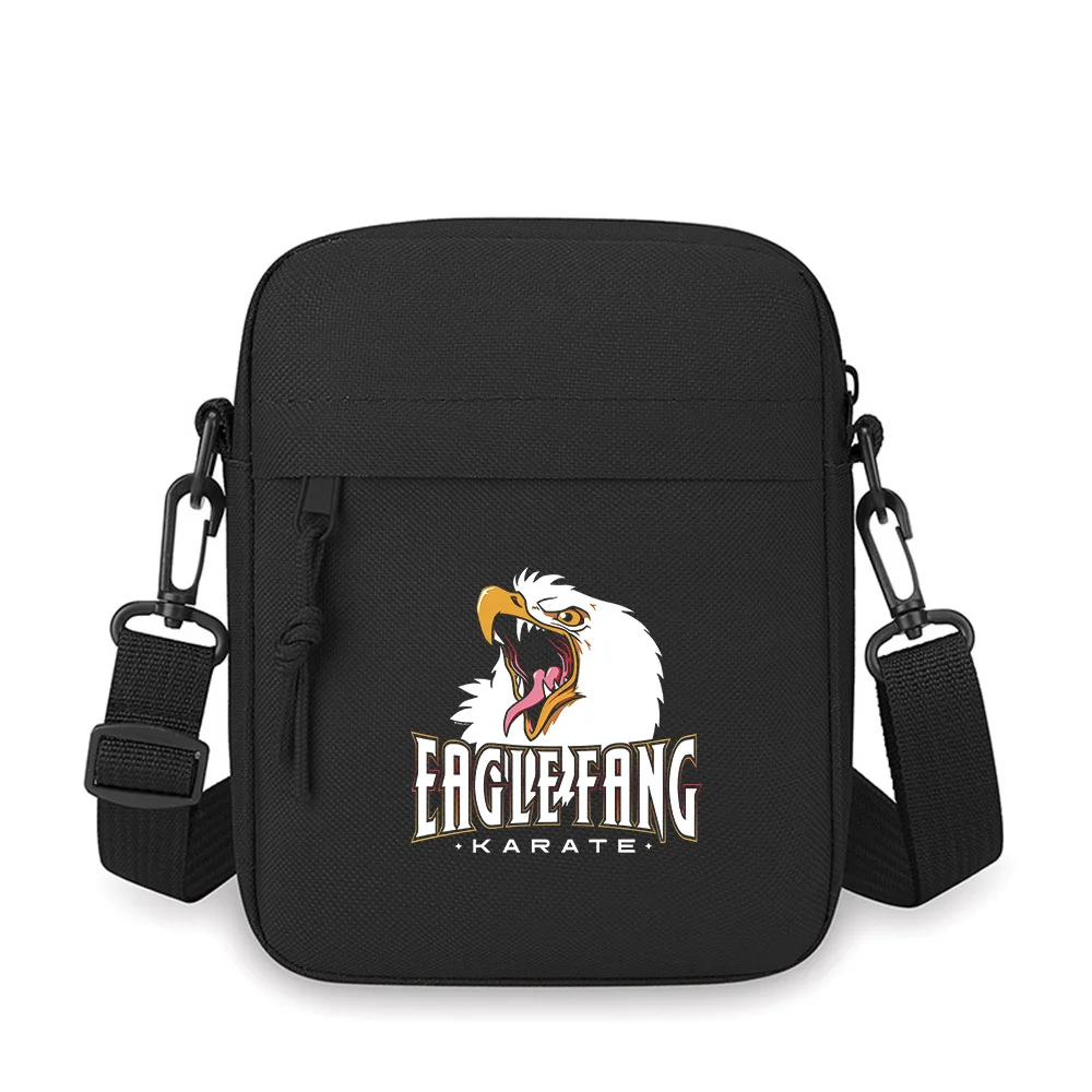 

Eagle mouth open tooth design karate Men Crossbody Bag Single Shoulder Women Cartoon Anime Film Printing Design Unisex