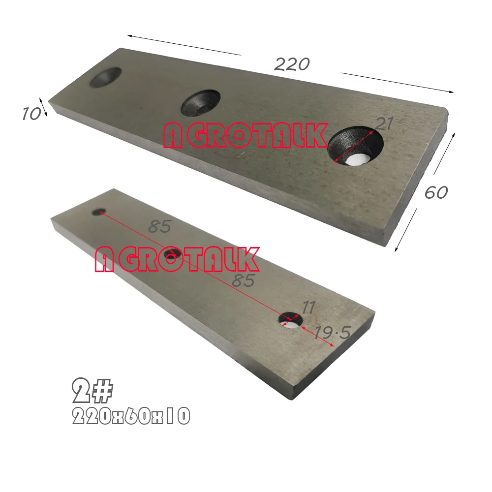 Wood chipper blade , please check the dimensions when start to make the order, have more choices