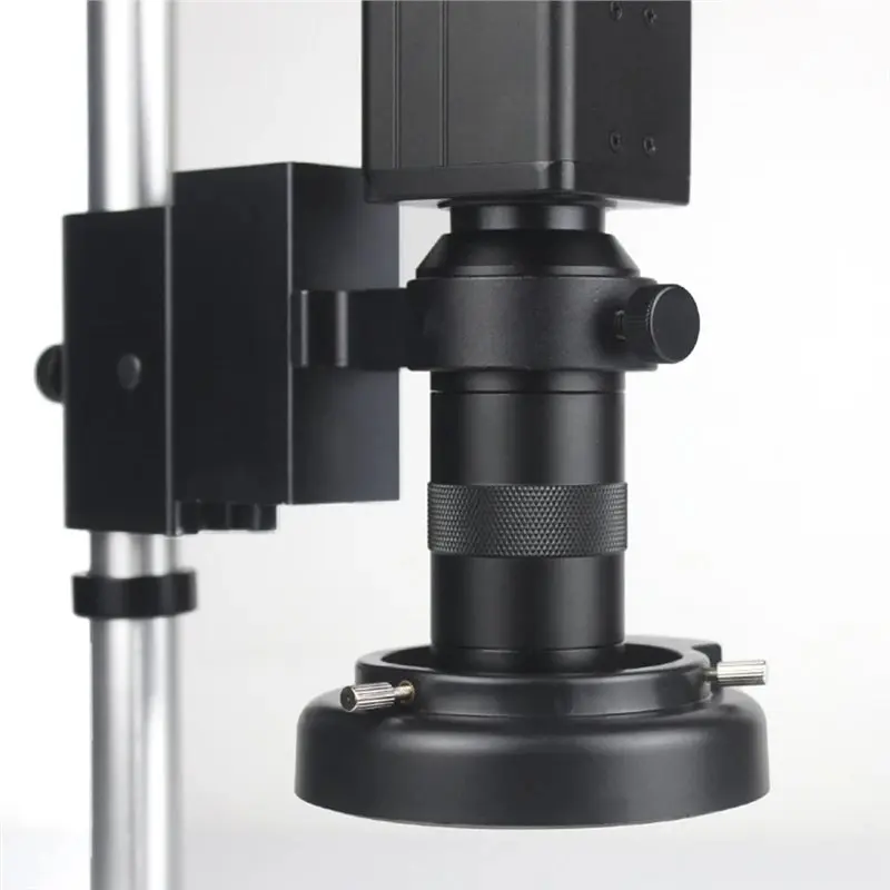 SQPP-For -Compatible VGA Camera Adjustable Focus C-MOUNT Objective Lens For Industrial Video Microscope 180X