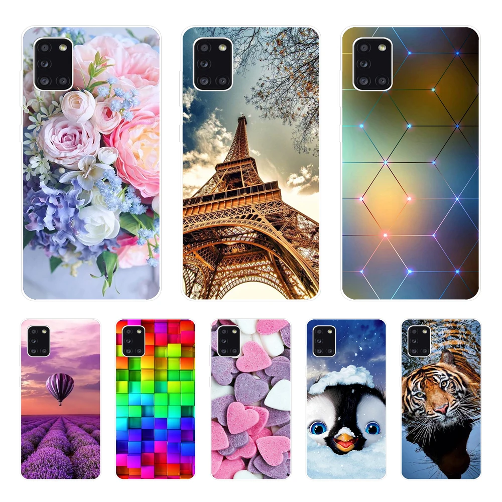 Case For Samsung A31 Case Phone Cover Silicone Soft TPU Back Cover for Samsung Galaxy A31 Case A 31 A3 1 Fundas Coque Bumper