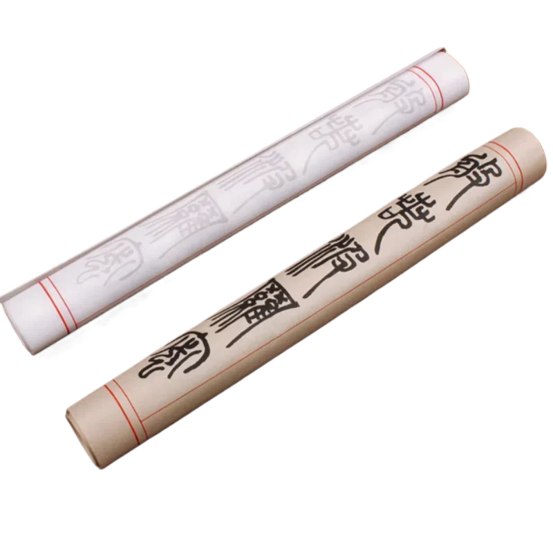 Chinese Calligraphy Copybook Deng Shiru Heart Sutra Seal Script Paint Red Chinese Brush Xuan Paper Ink Calligraphy Copy Book