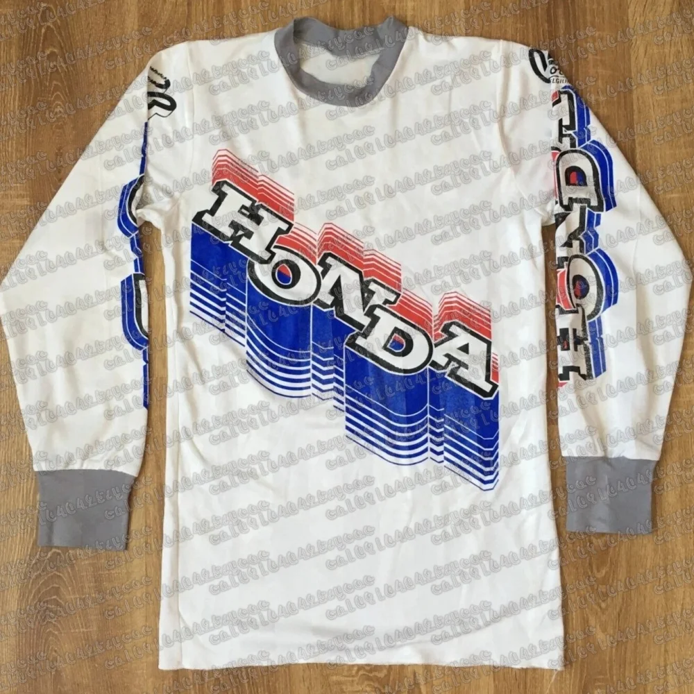 

Honda 2025 Горячая осень Honda Team Racing винтажный CB Sport Мотокросс Джерси Спортивная футболка с длинными рукавами Топ Ежедневный быстросохнущий топ