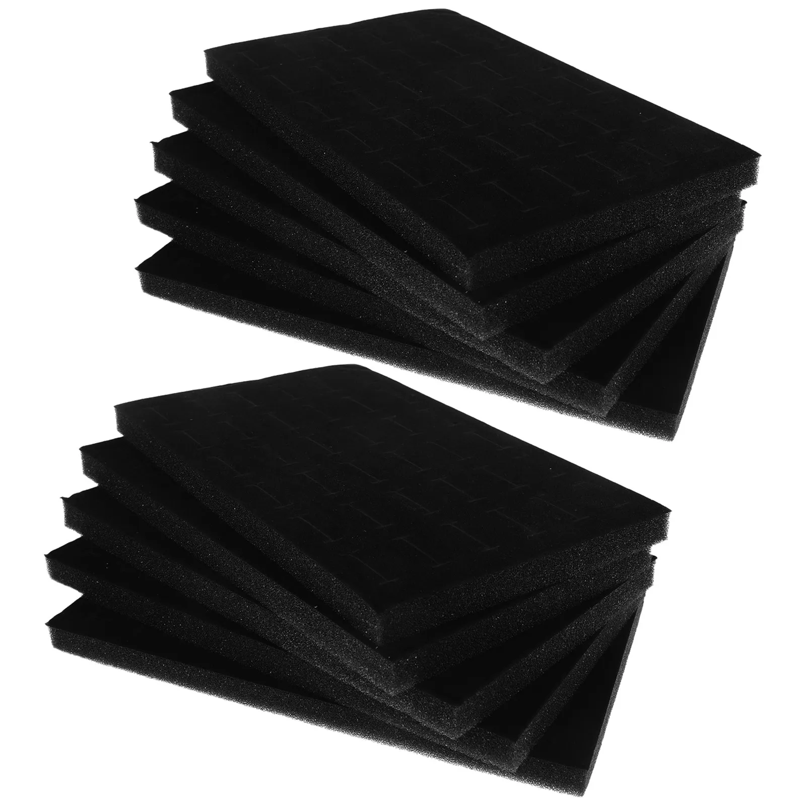 

10Pcs Jewelry Insert Sponge 36 Compartments Ring Tray for Jewelry Box Organizer Cushion Display Mat Protection